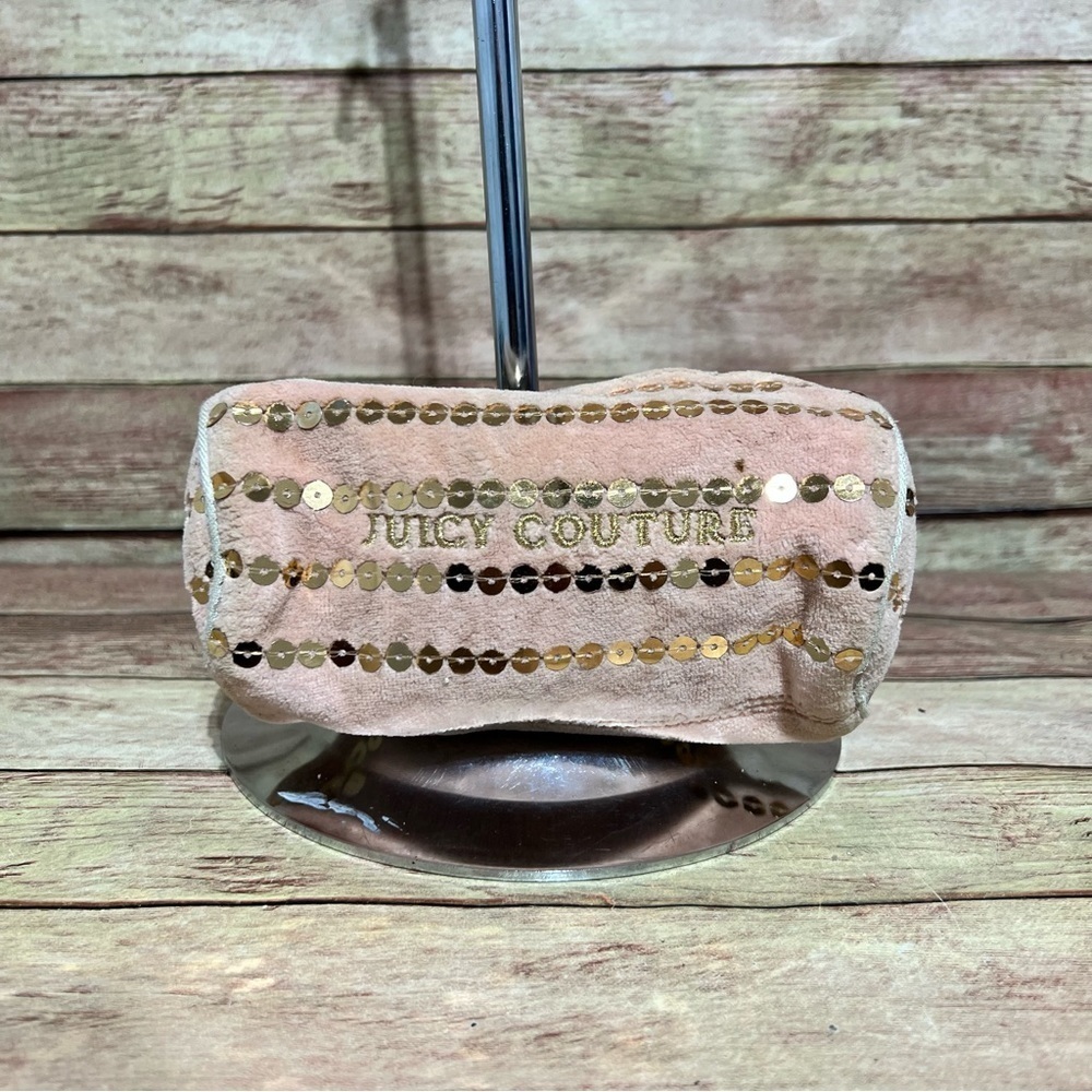 Juicy Couture Pink Velvet Cosmetic Bag